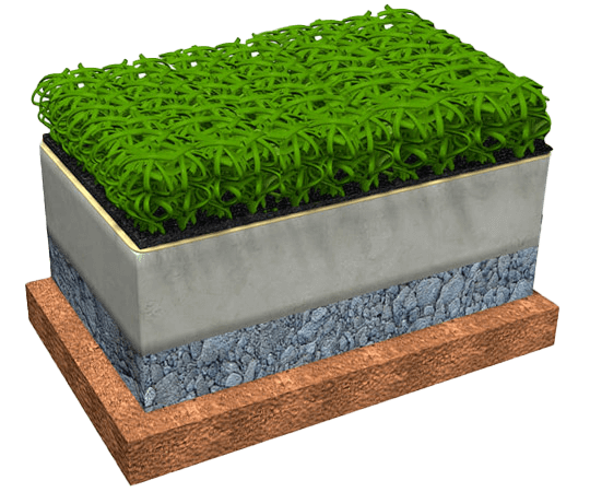 Nylon Putting Green Over Concrete