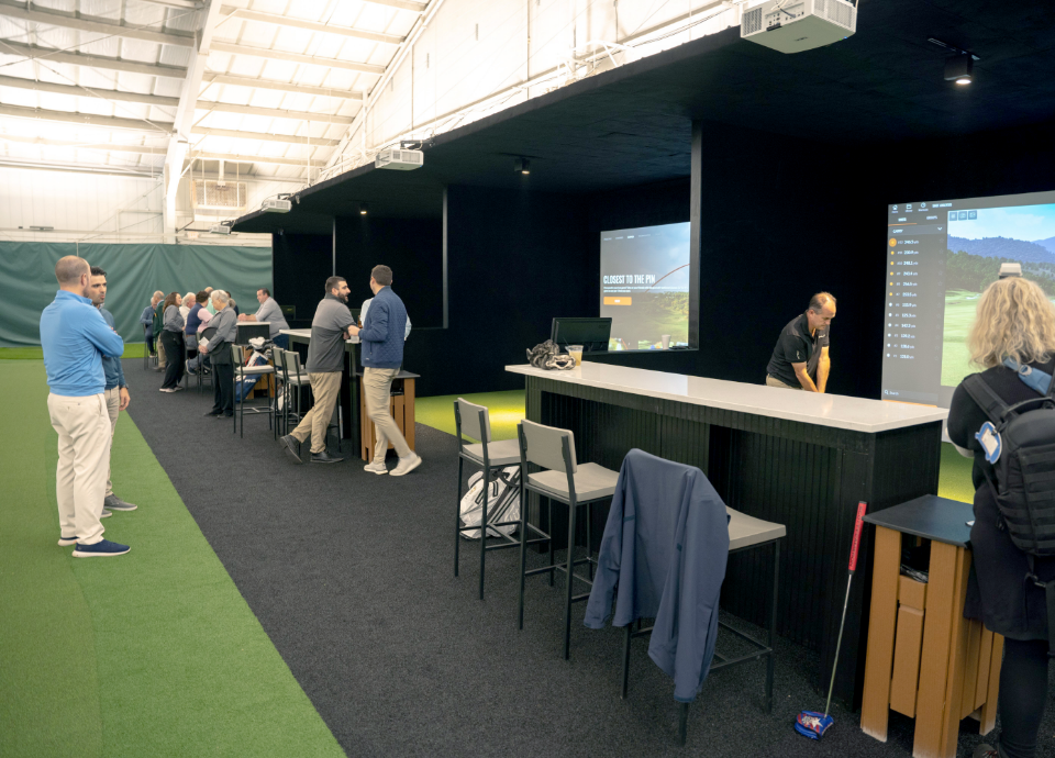 Commercial Golf Simulator Room