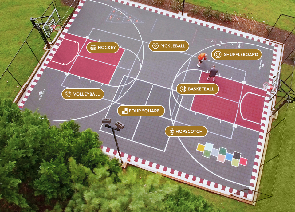Backyard Multi-Sport Court