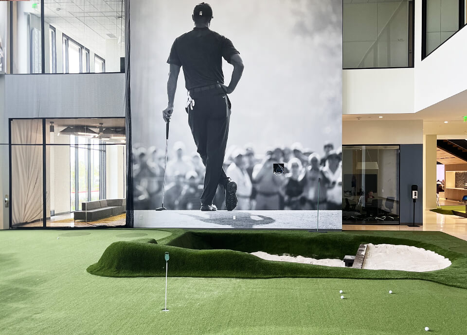 Indoor Putting Green at PGA Headquarters